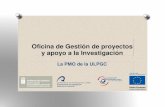 Oficina de Gestión de proyectos y apoyo a la Investigación (ULPGC)