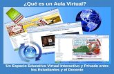 ¿Qué es un Aula Virtual?