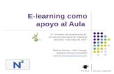 E-learning como apoyo al aula