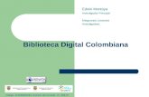 Presentación proyecto Biblioteca Digital Colombiana