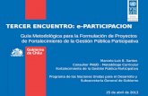 Formulación de Proyectos de Gestión Pública Participativa - Marcelo Santos (PNUD).