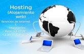 Alojamiento web(hosting)