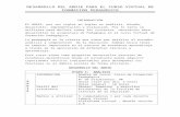 DESARROLLO DEL ADDIE PARA EL CURSO VIRTUAL DE FORMACION PEDAGOGICO