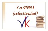 Las PAU (selectividad) 2012