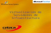 Virtualizacion De Servidores De Infraestructura Microsoft