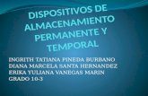 DISPOSITIVOS DE ALMACENAMIENTO PERMANENTE Y TEMPORAL