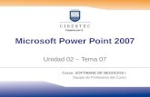 Tema 07 Microsoft Power Point