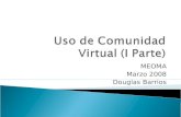 Uso Comunidad Virtual Parte 1