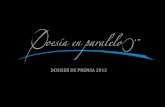 Dossier del V Encuentro Internacional de Poetas en Ecuador “Poesía en Paralelo Cero” 2013