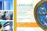 Lenguaje de la arquitectura. uasd.dioscoride paulino. 01 11-12
