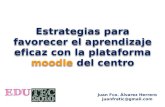 Estrategias para favorecer el aprendizaje eficaz con la plataforma Moodle del centro.