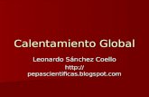 Conocer Ciencia - El Perú y el Calentamiento Global
