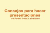 Consejos para hacer power point