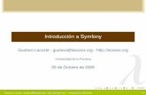 Introducción a Symfony Universidad de la Frontera 2009 - OpenSystem