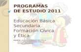 Programa de Formacion civica y etica.