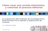 La experiencia del Instituto de Investigaciones Gino Germani en la edición y publicación de revistas académicas
