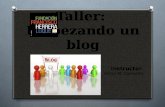 Taller de blogs (1º parte)