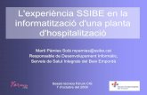 L' experiència SSIBE en la informatització d' una plante d' hospitaoització