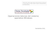 Operaciones básicas sistema operativo Windows 7