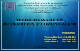 Tecnologías de la información y comunicación