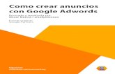 Como crear anuncios con Google Adwords