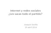 Internet y Redes Sociales en secundaria