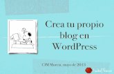 Crea tu propia weblog en WordPress