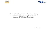 Lineamiento evaluacion acreditacion_asignaturas_ITCH_II