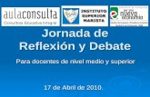 Aula Consulta - Jornada de Reflexión y Debate