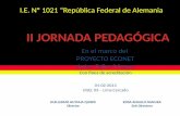 II  Jornada Pedagógica 2013 I.E. 1021 "República Federal de Alemania"