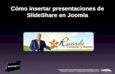 Como Insertar Presentaciones De Slide Share En Joomla Rcr