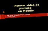 Tutorial para incrustar vídeo de youtube en Moodle