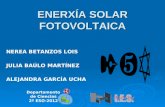 Enerxía solar fotovoltaica