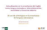 El uso de ontologías en la enseñanza de lenguas extranjeras