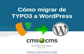 Cómo migrar de TYPO3 a WordPress