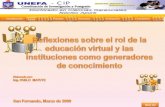 Educacion Virtual Una - Webquest