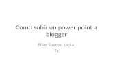 Como subir un power point a blogger