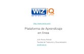 WiZiQ: Plataforma de Aprendizaje en línea