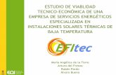 Empresa de servicios energéticos dedicada a instalación de sistemas solares térmicos