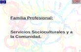 La Familia Profesional Servicios Socioculturales y a la Cominidad, SSC, en la LOE