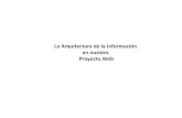 Introducción a la Arquitectura de la Información