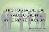 HISTORIA DE LA TRADUCCION E INTERPRETACION