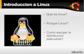 Introduccion linux
