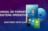 Manual de formateo de sistema operativo