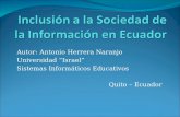 Sociedad De La InformacióN Ecuador