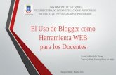 El Uso de Blogger como Herramienta WEB para los Docentes