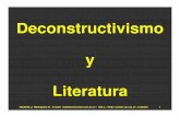 El Deconstructivismo y la Literatura