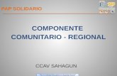 Componente Comunitario Regional