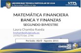 MATEMTICAS FINANCIERAS ( II Bimestre Abril Agosto 2011)