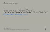 Lenovo idea pad s400 notebook pc manual   spanish